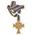 Original German WWII Cased Gold Mother’s Cross with Ribbon by C. E. Juncker of Berlin