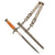 Original German WWII Early Army Heer Officer Dagger by Carl Eickhorn with Excellent Blade, Scabbard, and Hanger - 1935-41 Trademark