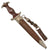 Original German Early WWII SA Dagger by Paul F. Dick of Esslingen with Scabbard, Hanger, and Belt Loop Original Items
