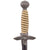 Original German WWII 2nd Model Luftwaffe Dagger with Unmarked Blade, Scabbard, Partial Hanger, and Portepee