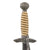Original German WWII 2nd Model Luftwaffe Dagger with Unmarked Blade, Scabbard, Partial Hanger, and Portepee