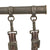 Original German WWII 2nd Model Luftwaffe Dagger with Unmarked Blade, Scabbard, Partial Hanger, and Portepee