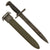 Original U.S. WWII M1 Garand 10 inch Bayonet by Utica Cutlery with M7 Scabbard Original Items
