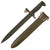Original U.S. WWII M1 Garand 10 inch Cut Down Bayonet by Oneida Limited with M7 Scabbard - Dated 1943 Original Items
