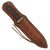 Original U.S. WWII Named Custom Made Fighting Knife by G. Grunewald of Athens, Wisconsin with Custom Sheath - Dated 1944