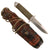 Original U.S. Cold War Dawson Fighting Knife in "Jet Pilot" Air Force Survival Knife Scabbard - Serial Number 98