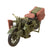 Original Canadian WWII Harley-Davidson WLC Motorcycle Blackout Equipment Box with Small Model of Motorcycle Showing Location of Box