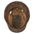 Original Imperial German WWI Rare Large Size Battle Damaged M16 Stahlhelm Helmet Shell with Ship Home Stamp Remnants - Marked TJ68