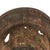 Original Imperial German WWI Rare Large Size Battle Damaged M16 Stahlhelm Helmet Shell with Ship Home Stamp Remnants - Marked TJ68