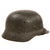 Original German WWII Heer Army M35 Former Single Decal Helmet with 1943 Dated 57cm Liner & RBNr. Marked Chinstrap - Stamped Q64 Original Items