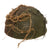 Original British WWII HSAT MKII Paratrooper Helmet with Post-War Liner, Mk. I Chinstraps, Original Two-Color Net & Scrim