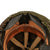 Original British WWII HSAT MKII Paratrooper Helmet with Post-War Liner, Mk. I Chinstraps, Original Two-Color Net & Scrim