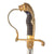 Original Imperial German WWI Artillery Officer’s Lion Head Sword with Ruby Eyes & Scabbard by Weyersberg Kirschbaum & Cie