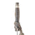 Original German WWII SS Police Officer's Degen Dress Sword and Scabbard by Peter Daniel Krebs with SS-Kulturzeichen Markings and Troddel Knot