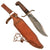 Original U.S. Vietnam War Era W49 Western Bowie Knife With Correct Leather Sheath