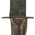 Original U.S. WWII USMC Early Blade-Marked Mark 2 KA-BAR Fighting Knife with Theater-Replaced Goat Horn Grip in Leather Sheath