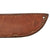 Original U.S. WWII USMC Early Blade-Marked Mark 2 KA-BAR Fighting Knife with Theater-Replaced Goat Horn Grip in Leather Sheath