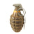 Original U.S. WWII Inert MkII Pineapple Grenade with Yellow Ring & M10A3 Fuze