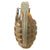 Original U.S. WWII Inert MkII Pineapple Grenade with Yellow Ring & M10A3 Fuze