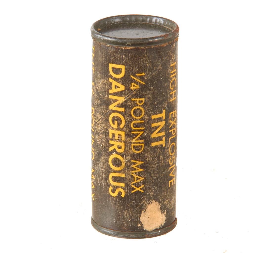 Original Vietnam War Era U.S. High Explosive TNT 1/4 Pound Stick - Inert