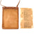 Original German WWII Private Purchase Early War Named German Map Case with PRYM Snaps & Original Map