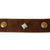 Original German WWII Early Heer Army EM/NCO Leather USGI Souvenir Hate Belt with Pebbled Aluminum Buckle
