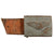 Original German WWII Rare Luftschutz Air Raid Protection EM/NCO Painted Steel Belt Buckle with 1942 Dated Leather Tab
