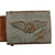 Original German WWII Rare Luftschutz Air Raid Protection EM/NCO Painted Steel Belt Buckle with 1942 Dated Leather Tab