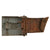 Original German WWII Rare Luftschutz Air Raid Protection EM/NCO Painted Steel Belt Buckle with 1942 Dated Leather Tab
