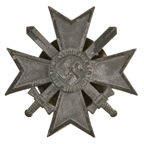Original German WWII Rare Screw Back War Merit Cross 1st Class KvKI with Swords - Kriegsverdienstkreuz Original Items
