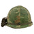 Original U.S. Vietnam War M1 Helmet with PRT-4 / PRR-9 Squad Radio Set & Camouflage Cover