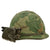 Original U.S. Vietnam War M1 Helmet with PRT-4 / PRR-9 Squad Radio Set & Camouflage Cover
