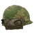 Original U.S. Vietnam War M1 Helmet with PRT-4 / PRR-9 Squad Radio Set & Camouflage Cover