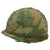 Original U.S. Vietnam War M1 Helmet with PRT-4 / PRR-9 Squad Radio Set & Camouflage Cover