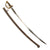 Original French Franco-Prussian War / U.S. Civil War Model 1822 Light Cavalry Saber with Incredible Shrapnel Damage to Blade and Scabbard - Markings Scrubbed Original Items