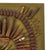 Original U.S. WWII Outstanding Inert Battle of the Bulge Relic Display Board with Bayonets, Cartridges, BAR Magazine, Artillery Fuzes, and More - 23 ⅞ x 23 ⅞”