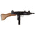 Original Film Prop Cap Plug Firing IMI UZI by Marushin Japan with Magazine, Cartridges, and Removable Wooden Stock