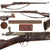 Original U.S. Springfield Model 1896 .30-40 Krag-Jørgensen Rifle with Leather Sling and Muzzle Protector - Serial No. 61525 - Manufactured in 1897