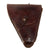 Original French WWI Model 1916 Ruby Pistol Holster Variant with Added Magazine Slots - Named on Belt Loop