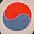 Original U.S. Korean War Era Printed South Korean Large Size Taegukgi Flag with Tie Strings - 32 x 45”