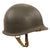 Original WWII U.S. Named Navy Late War Painted Rear Seam Swivel Bale McCord M1 Helmet Complete with Depot-Repaired Riveted Chinstrap & Firestone Liner