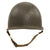 Original WWII U.S. Named Navy Late War Painted Rear Seam Swivel Bale McCord M1 Helmet Complete with Depot-Repaired Riveted Chinstrap & Firestone Liner