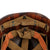 Original WWII U.S. Named Navy Late War Painted Rear Seam Swivel Bale McCord M1 Helmet Complete with Depot-Repaired Riveted Chinstrap & Firestone Liner