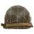 Original U.S. WWII Schlueter Rear-Seam Swivel-Bale M1 Helmet with Firestone Liner and Period Helmet Net