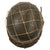 Original U.S. WWII Schlueter Rear-Seam Swivel-Bale M1 Helmet with Firestone Liner and Period Helmet Net