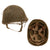 Original U.S. WWII Early McCord Fixed-Bale Front-Seam M1 Helmet with Rare Hawley Paper Liner and Original Helmet Net