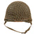 Original U.S. WWII Early McCord Fixed-Bale Front-Seam M1 Helmet with Rare Hawley Paper Liner and Original Helmet Net