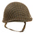 Original U.S. WWII Early McCord Fixed-Bale Front-Seam M1 Helmet with Rare Hawley Paper Liner and Original Helmet Net
