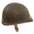 Original U.S. WWII Early McCord Fixed-Bale Front-Seam M1 Helmet with Rare Hawley Paper Liner and Original Helmet Net