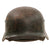 Original German WWII Heer Army M40 Single Decal Steel Helmet with 1940 Dated 55cm Liner and Chinstrap - Stamped SE62